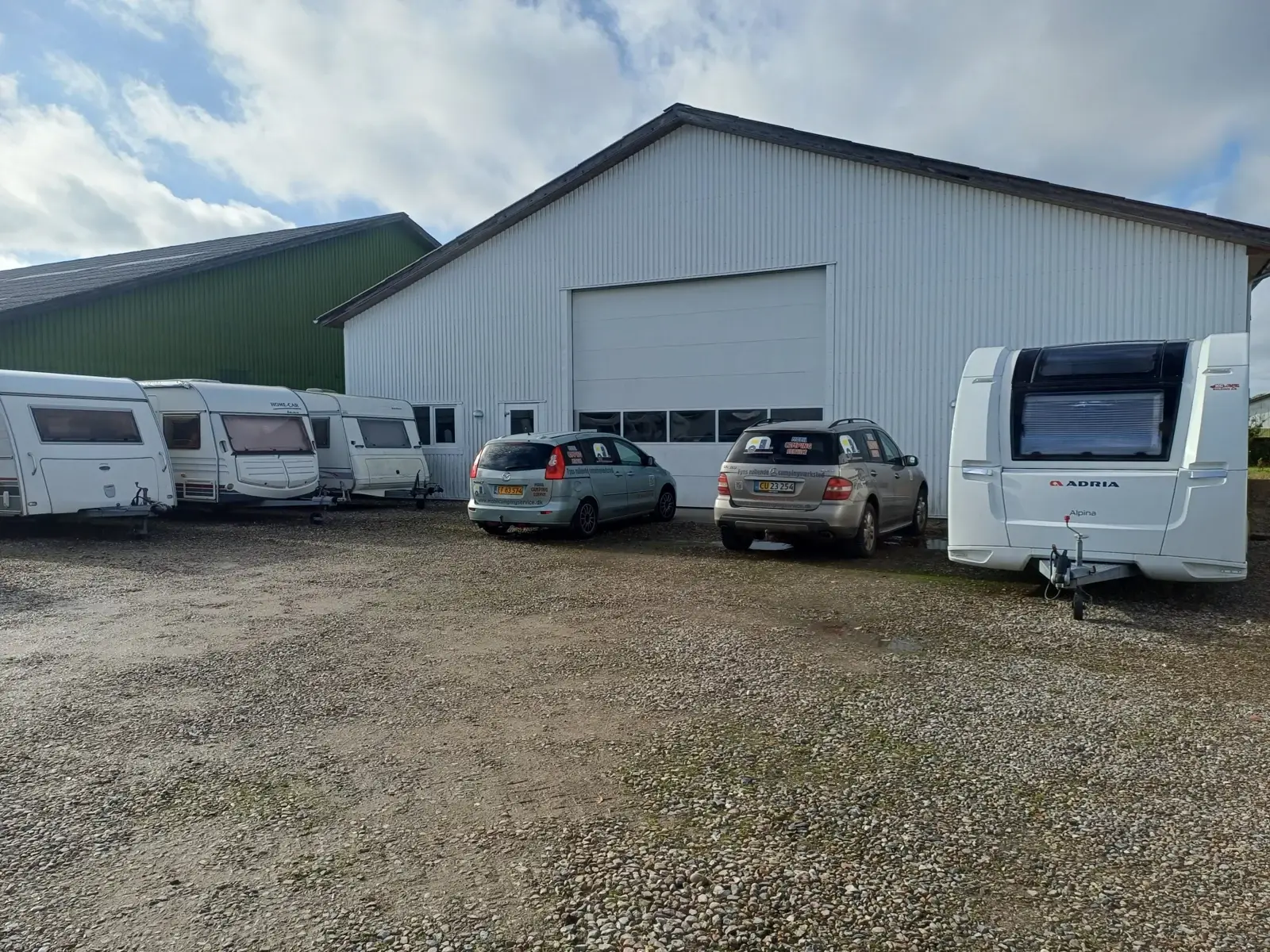 Mobil Campingservices nye værksted i Stenstrup